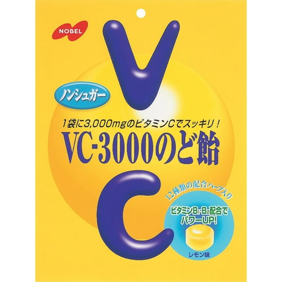 Nobel VC-3000 Vitamin C Throat Candy 90g  Made in JAPAN - Tokyo Sakura Mall