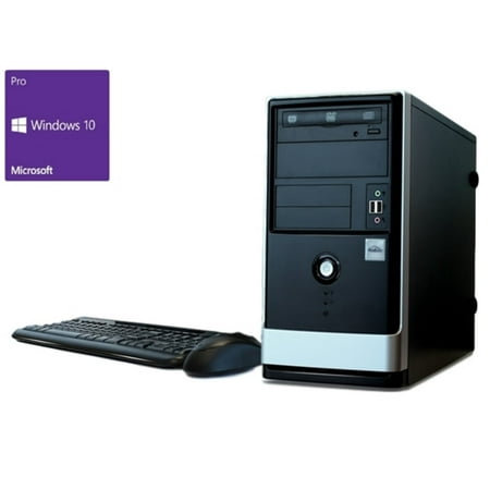 Nobilis Intel Core i3 3.6 GHz Processor, 8GB DDR4 RAM, 1 TB SATA HD, DVDRW, Windows 10 Pro 64-bit