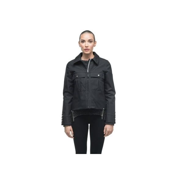 Nobis Isabella Military Cropped Jacket - Women's, Black, Extra Small