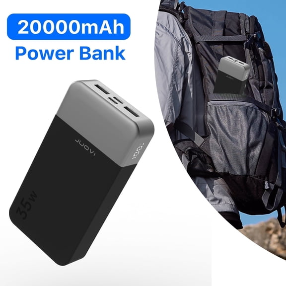 Nobis Portable Power Bank 20000mAh, 35W Portable Charger, Battery Pack Fast Charging, PD3.0 QC4.0 Phone Battery Pack with LED Display for iPhone 16 15 14, Galaxy, Tablet, Switch