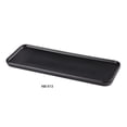 thumbnail image 1 of Noble Black Rectangular Display Plate, Black - Pack of 24, 1 of 1
