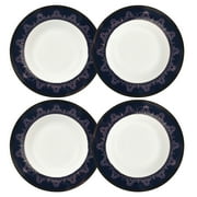 Noble Cobalt Bone China Deep Plate Set of 4