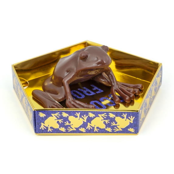 Noble Collection Harry Potter Chocolate Frog Prop Replica, with Wizard Sticker (6 pieces)