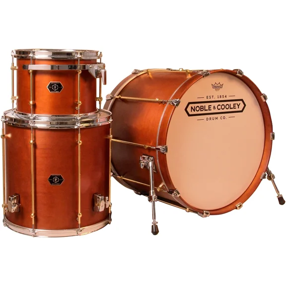 Noble & Cooley Horizon Series 3-Piece Shell Pack With 22" Bass Drum Honey Maple Satin Lacquer