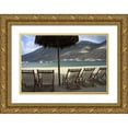 thumbnail image 1 of Noble Gardner, Nancy 24x17 Gold Ornate Wood Framed with Double Matting Museum Art Print Titled - Greece, Cyclades, Sifnos Beach in Sifnos harbor, 1 of 4