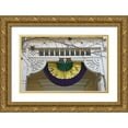 thumbnail image 1 of Noble Gardner, Nancy 32x22 Gold Ornate Wood Framed with Double Matting Museum Art Print Titled - Louisiana, New Orleans, A Mardi Gras decoration, 1 of 4