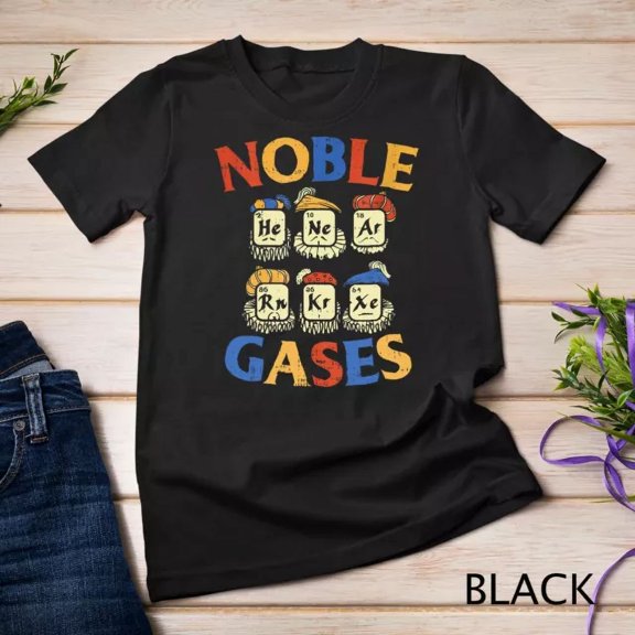 Noble Gases T-Shirt Chemistry Science Gift Unisex S-5XL T-Shirt, Unisex T-Shirt