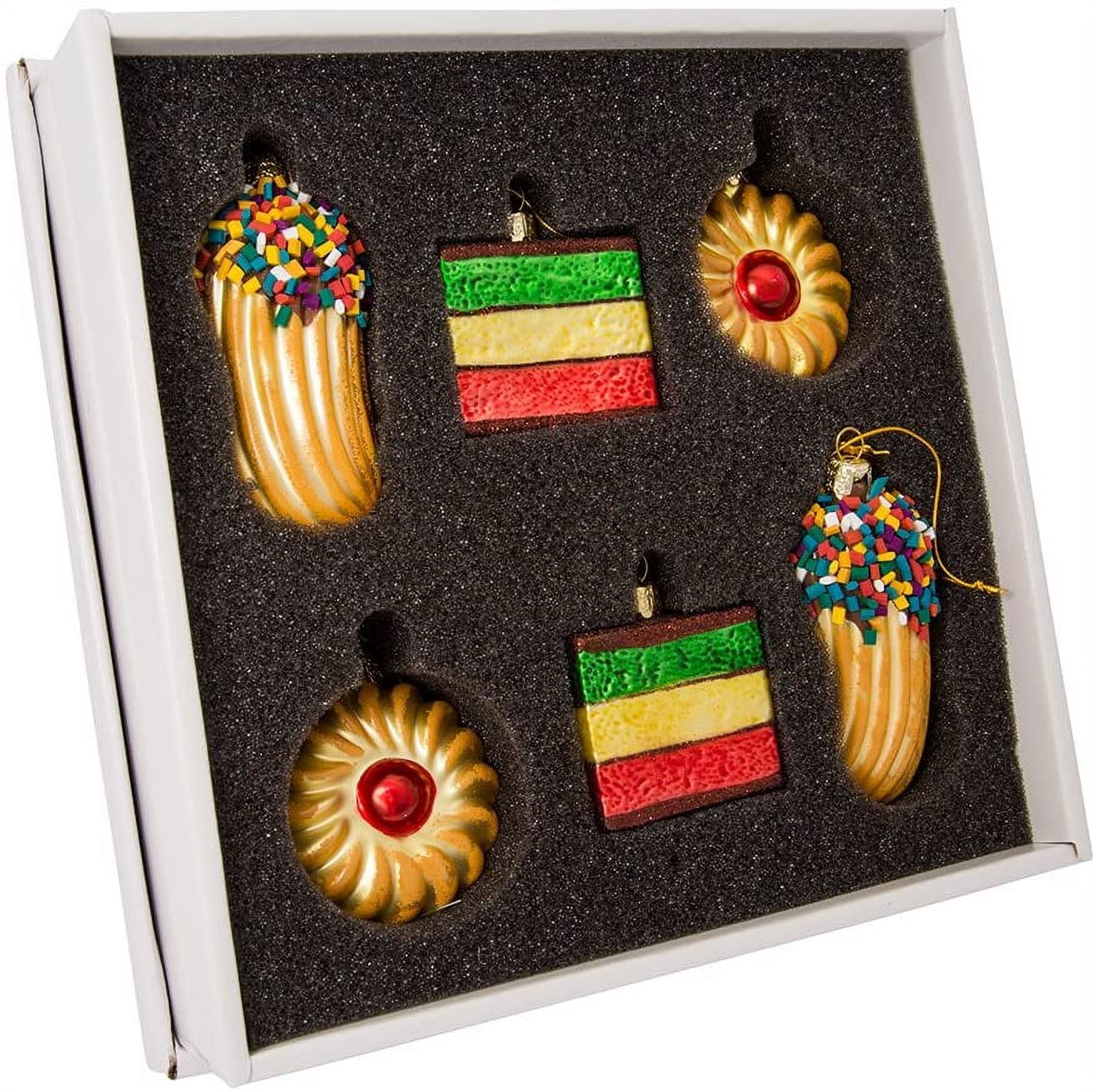 Noble Gems™ Cookie Glass Ornament Set, 6Piece Box Set