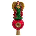 thumbnail image 1 of Noble Gems NBX0114 15.75 in. Finial Angel Treetop with Reflector, 1 of 1