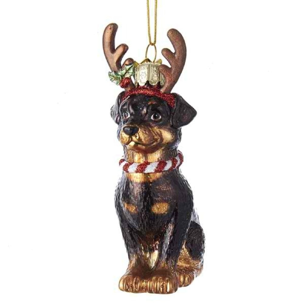 Kurt Adler Noble Gems Ornament Rottweiler