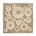 thumbnail image 1 of Noble House 18" x 18" Beige, Off-White, Multi-color Embroidery Cotton Decorative Pillow Cover, 1 of 7