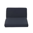 thumbnail image 1 of Noble House 19.25" x 21.75" Blue Rectangle Chair Outdoor Seating Cushion, 1 of 6