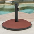 thumbnail image 1 of Noble House 33 lbs Teracotta Round Iron and Concrete Patio Umbrella Base, 1 of 6