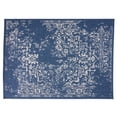 thumbnail image 1 of Noble House 5' x 7' Blue and Ivory Outdoor Rug, 1 of 7