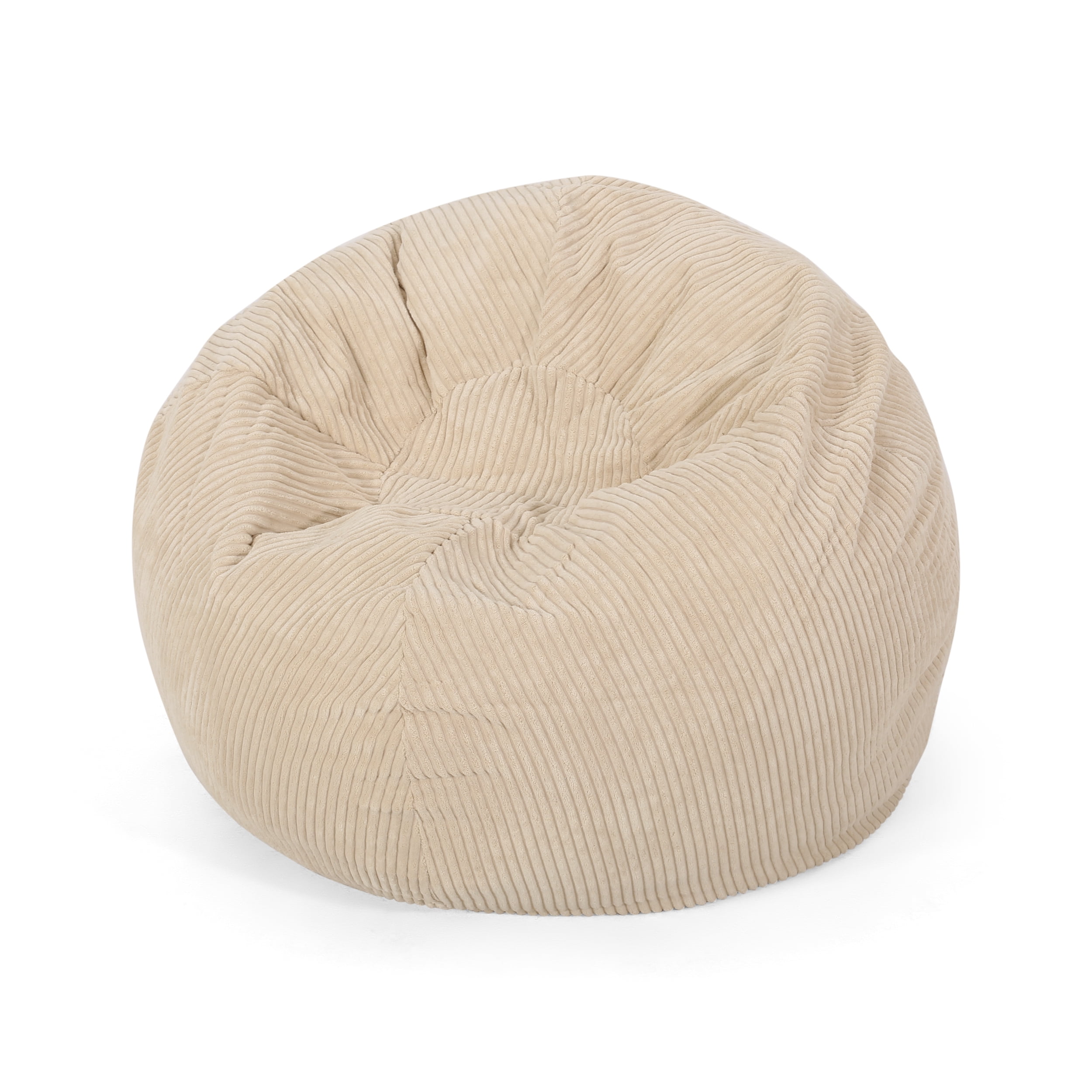 Noble House Adrian Bean Bag Chair, Ivory