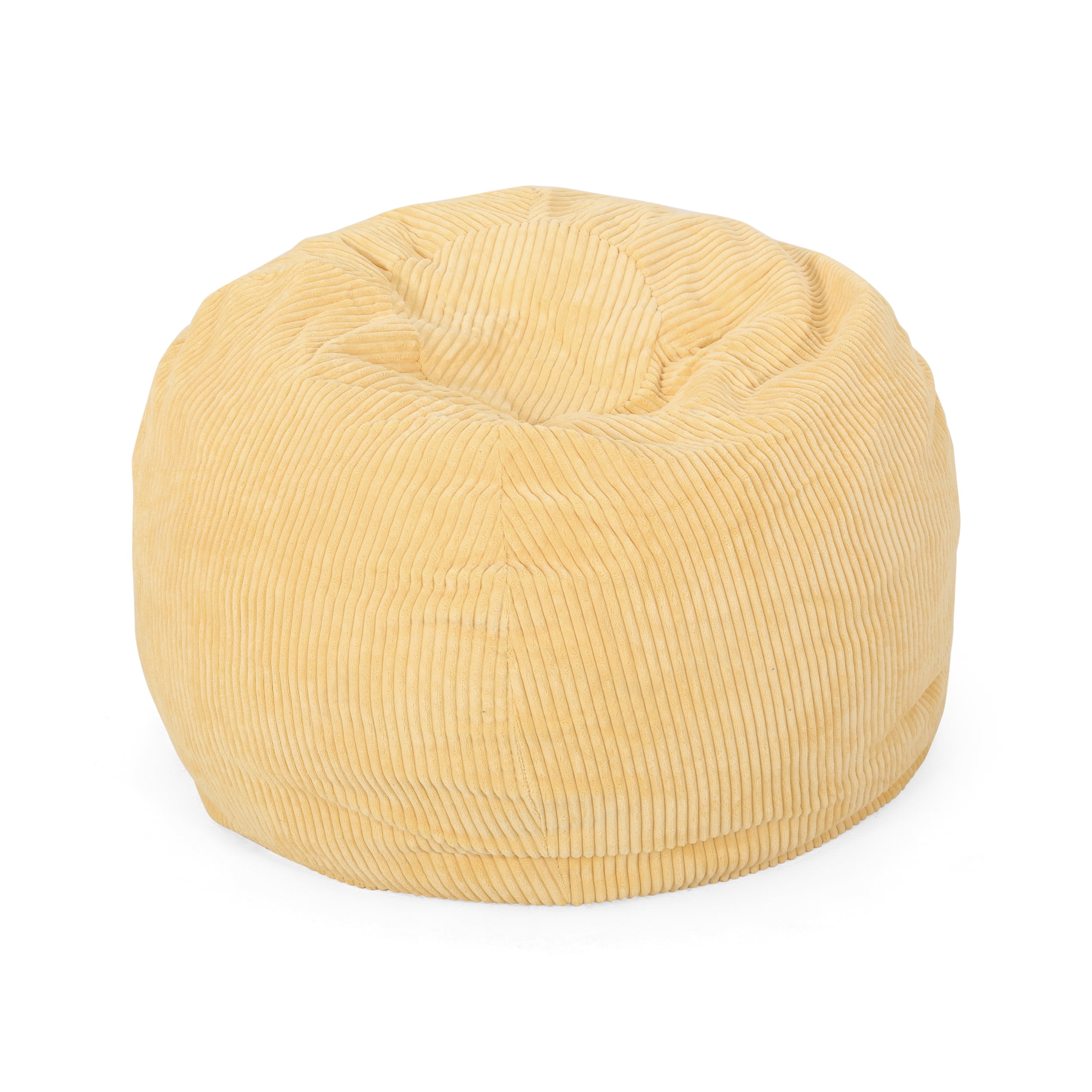 Mustard yellow bean bag chair sale