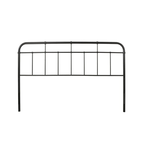 Noble House Aron Industrial Iron King Headboard, Flat Black