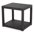 thumbnail image 1 of Noble House Boracay Outdoor Wicker Side Table in Multibrown, 1 of 9