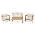 thumbnail image 1 of Noble House Brooklyn Outdoor  4 Seater Chat Set Teak, 1 of 12