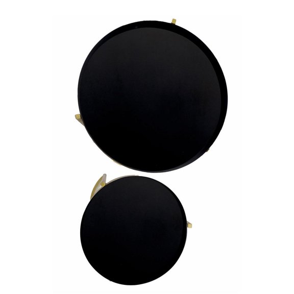 Noble House Cosmic Metal Nesting Tables - Round