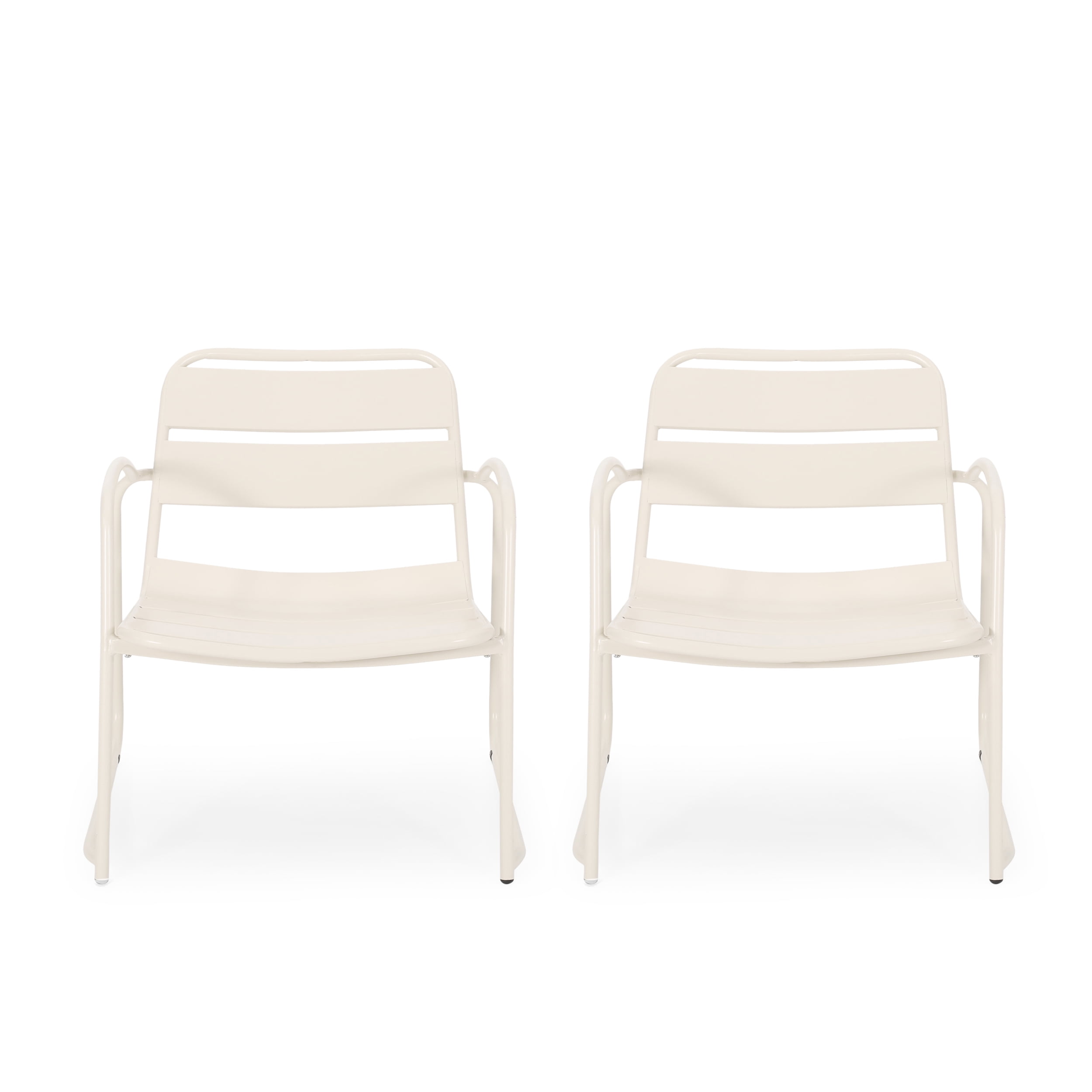 Calvert Outdoor Dining Chair, Set of 2, Matte White