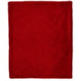 thumbnail image 1 of Contemporary Faux Rabbit Fur Area Rug Red Rectangle - Noble House-Color:Red,Material:faux rabbit fur, 1 of 5