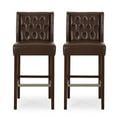 thumbnail image 1 of Noble House Daylanie Barstools, Dark Brown, Espresso, 1 of 8