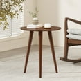 thumbnail image 1 of Bessie Faux Wood and Rubberwood End Table, Walnut, 1 of 5