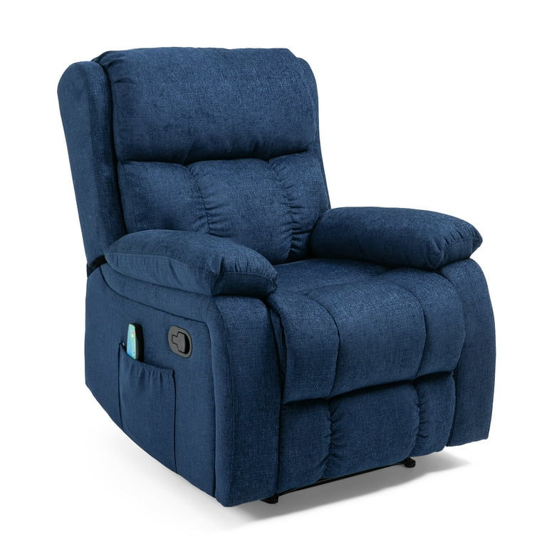 Navy blue recliner chair deals