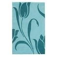 thumbnail image 1 of Noble House FLORA5804811 Floral- Lt.Blue Area Rug - 2.25 ft. x 8, 1 of 1
