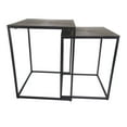 thumbnail image 1 of Noble House Garnet Metal Nesting Table - Square, 1 of 5
