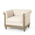 thumbnail image 1 of Noble House Glencoe Club Chair, Beige, 1 of 7