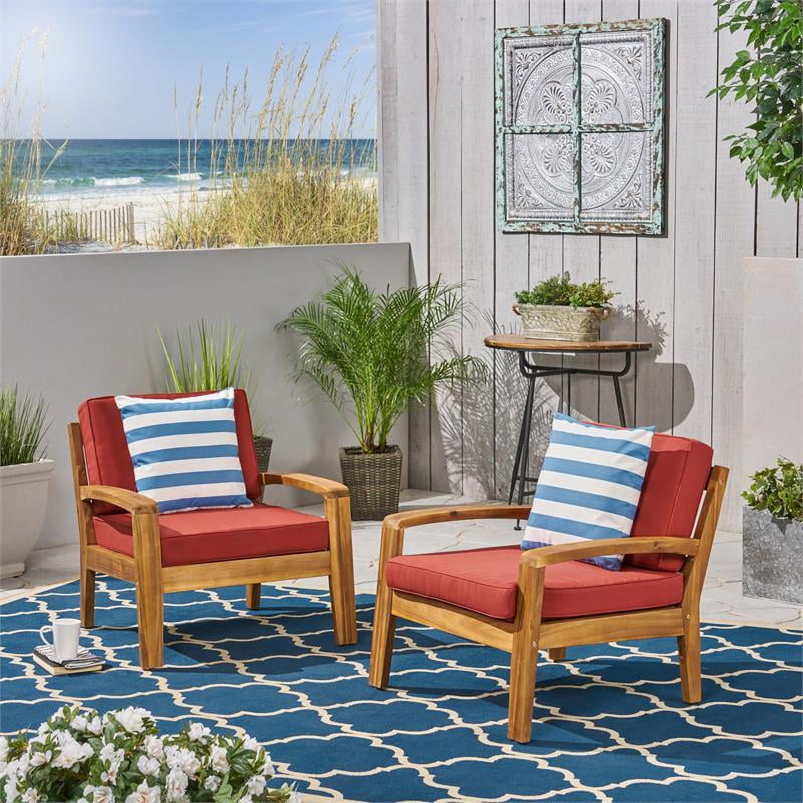 Teak outdoor club chairs outlet