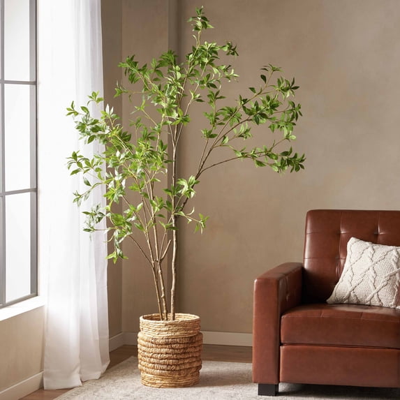 Noble House Hartshorn 7' x 3' Artificial Pieris Tree, Green