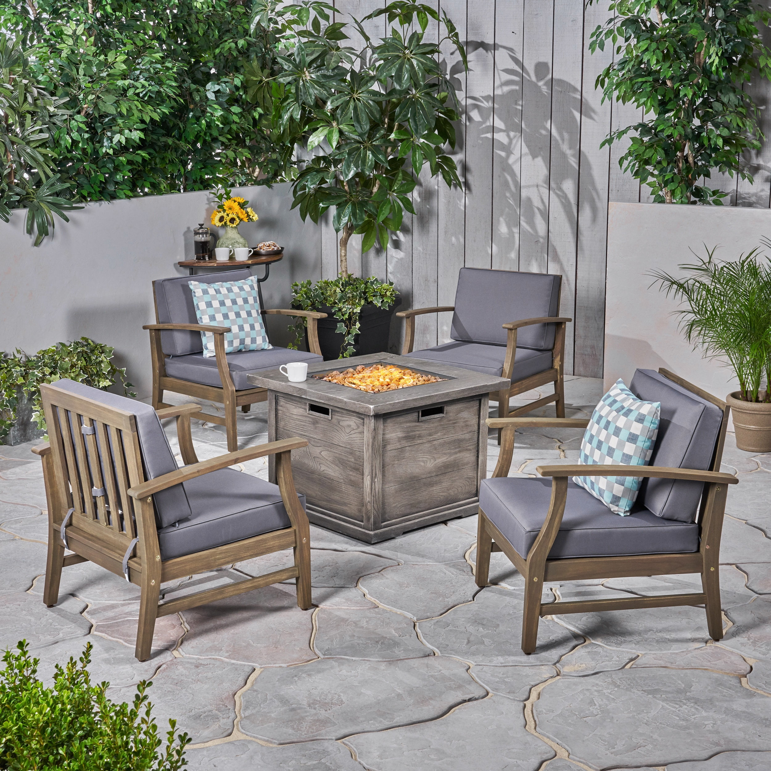 Rustic fire pit chairs hotsell