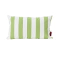 thumbnail image 1 of Noble House Hawthorne Water Resistant Fabric Striped Rectangular Throw Pillow, Green, 1 of 12