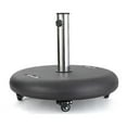 thumbnail image 1 of Noble House Hayward Outdoor 80lbs Concrete Circular Umbrella Base in Black, 1 of 9
