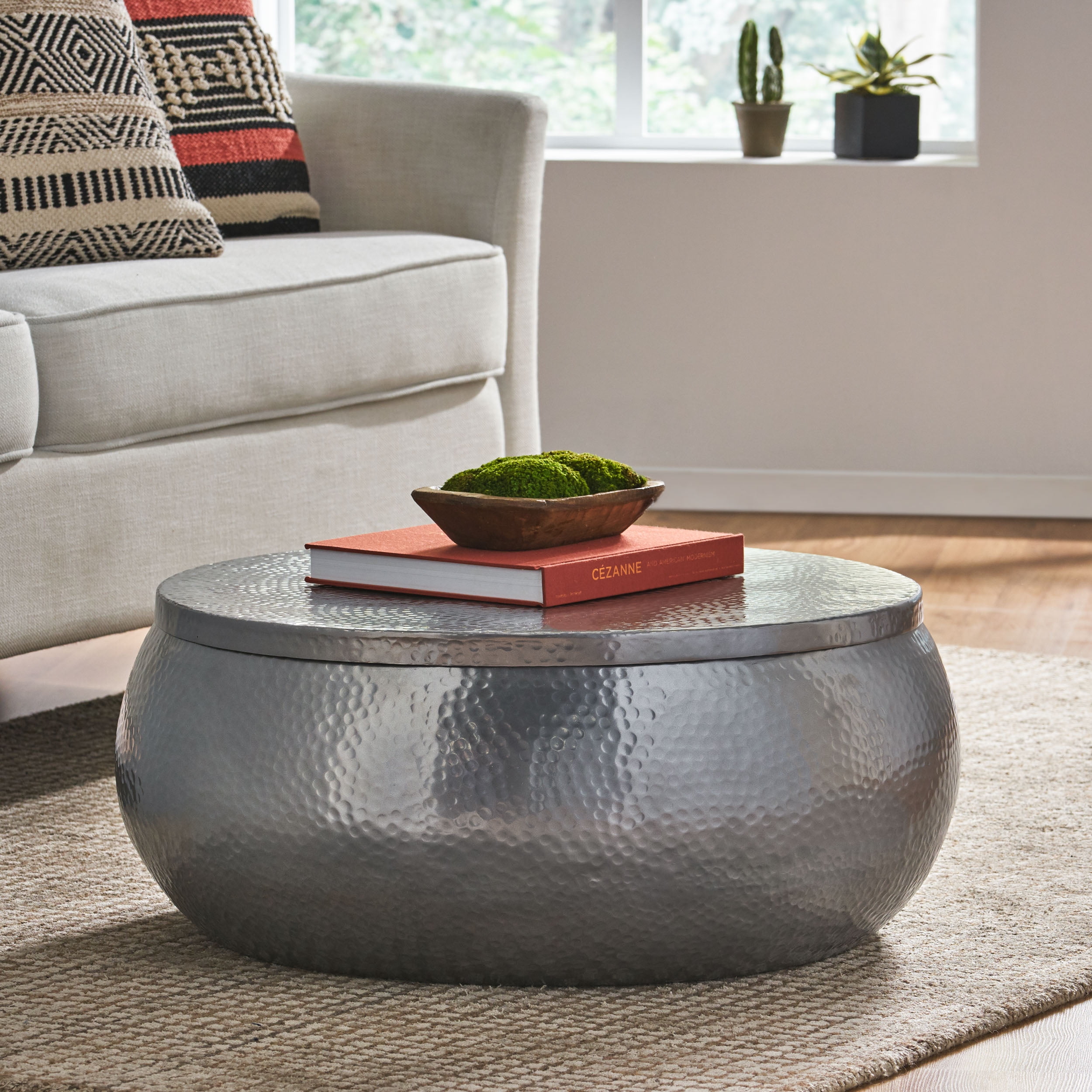 Walmart drum coffee table deals