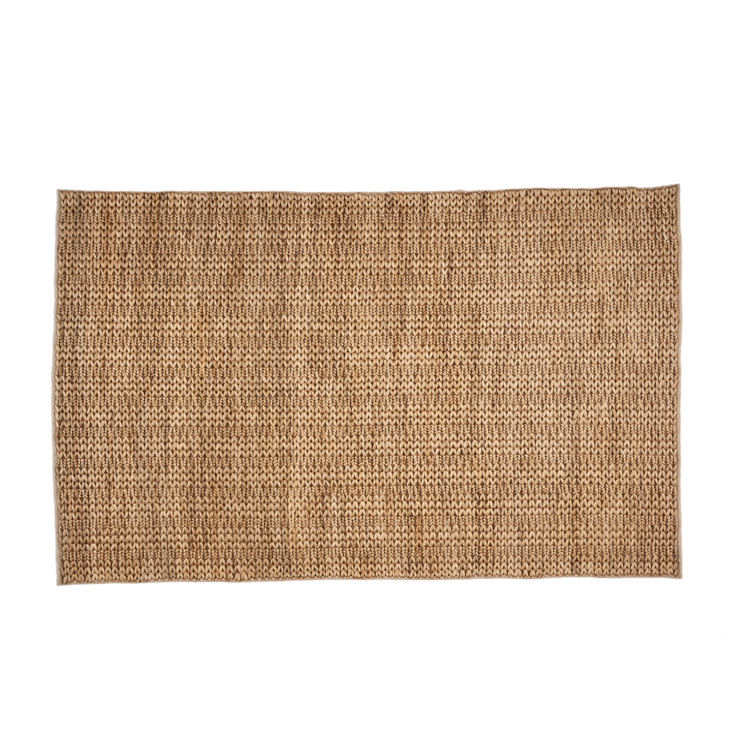 Noble House Imarah Boho Hemp Area Rug, 5' X 8', Natural