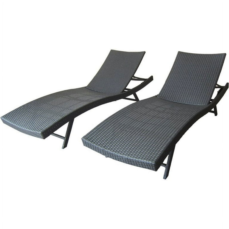 Kauai outdoor clearance wicker chaise lounge