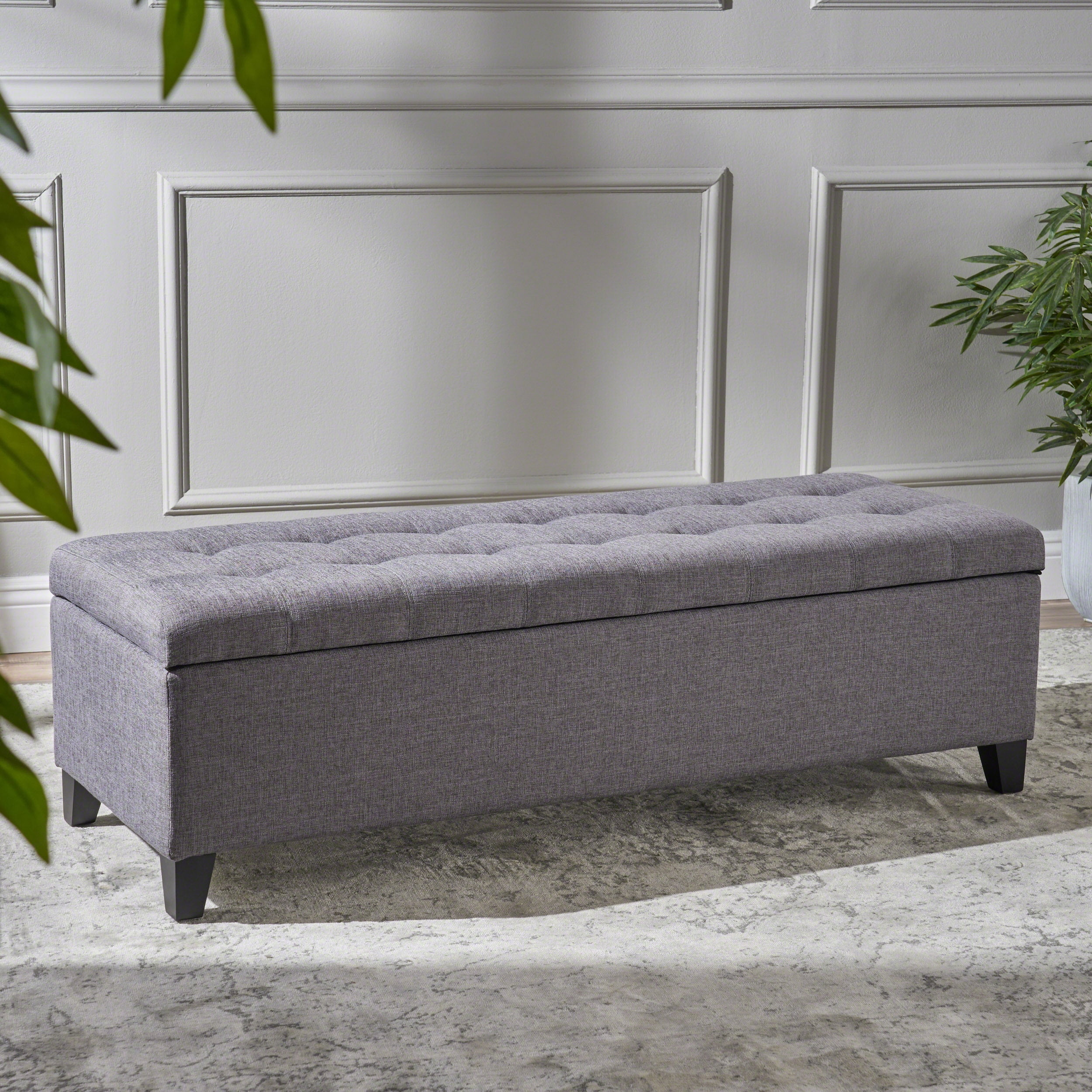 Walmart grey ottoman discount