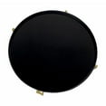 thumbnail image 1 of Noble House Lotus Metal End Table - Round-Color:Black-Antique Gold,Material:Metal, 1 of 4