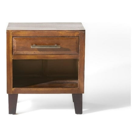 Noble House - Dorchester Acacia Wood Accent Table - Brown Mahogany