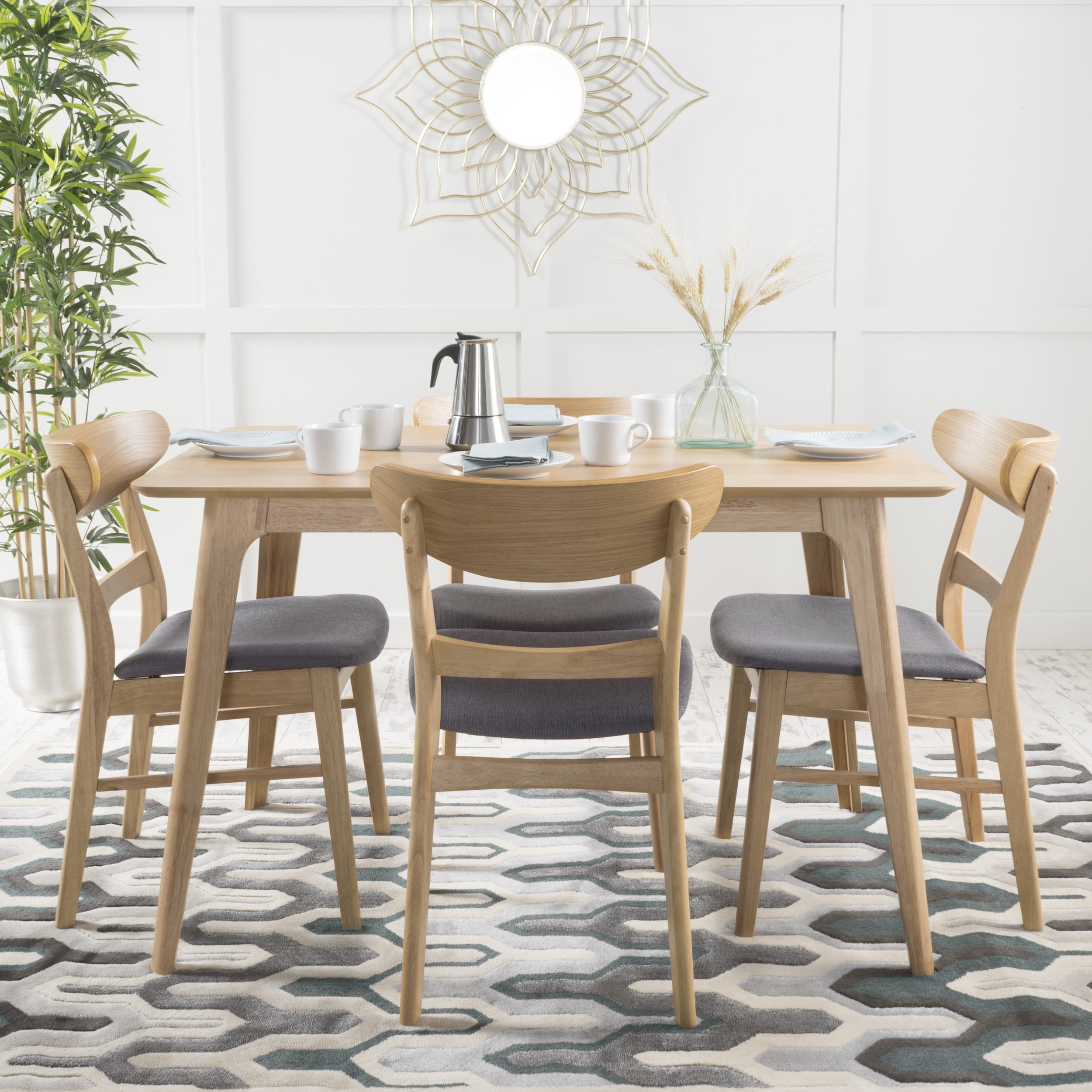 Mid century modern 5 cheap piece dining set