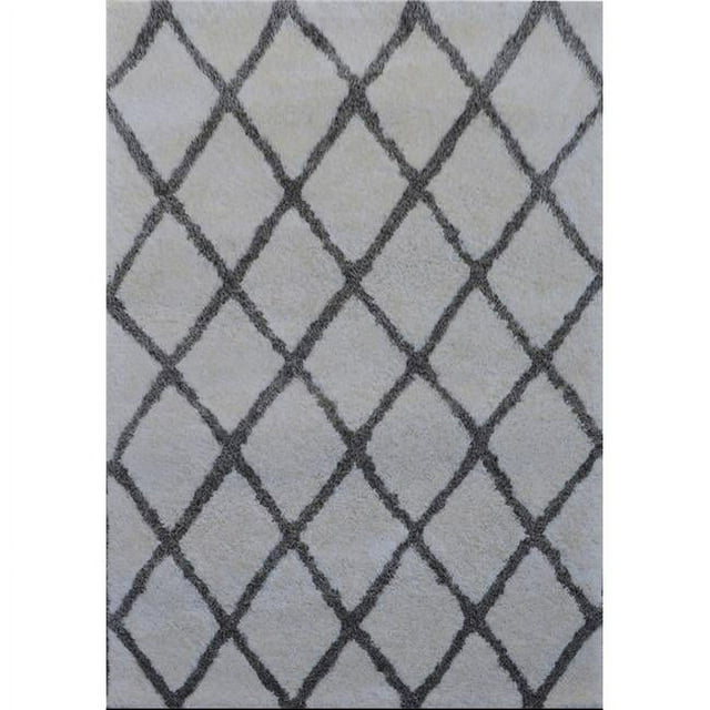 Noble House MORO20257 5 x7 in. Moro Rug, Cream & Grey