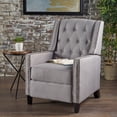 thumbnail image 1 of Noble House Madalyne Tufted Fabric Recliner, Gray, 1 of 11