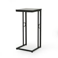 thumbnail image 1 of Noble House Maxwell Modern Faux Wood End Table, Matte Black, Black, 1 of 10