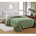 thumbnail image 1 of Noble House Microplush Popcorn Solid Blanket, King, Sage, 1 of 1