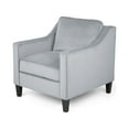 thumbnail image 1 of Noble House Milo Velvet Club Chair, Gray, 1 of 8