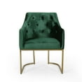 thumbnail image 1 of Noble House Mirren Contemporary Fabric Club Chair, Green, 1 of 8